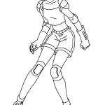 coloriage Totally Spies à imprimer pour enfant de 4 ans