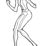 coloriage Totally Spies et decoupage