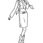 coloriage Totally Spies à imprimer pour enfant de 7 ans
