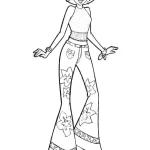 coloriage Totally Spies pour enfants à imprimer