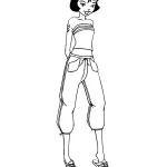 coloriage Totally Spies pour enfant de 6 ans