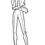 coloriage Totally Spies à imprimer pour enfant de 10 ans