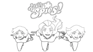 coloriage Totally Spies et dessins