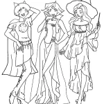 coloriage Totally Spies à imprimer pdf gratuit