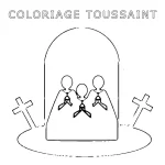coloriage Toussaint à imprimer gratuitement
