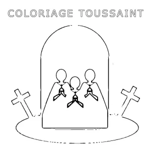 coloriage Toussaint à imprimer gratuitement