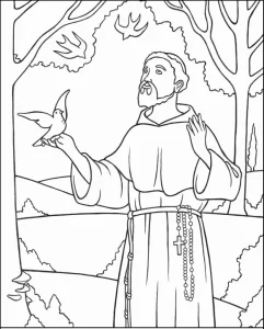 coloriage Toussaint à imprimer gratuitement