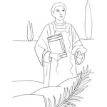 coloriage Toussaint pour enfant