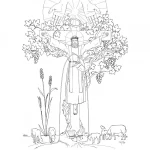coloriage Toussaint à imprimer pour enfant de 10 ans