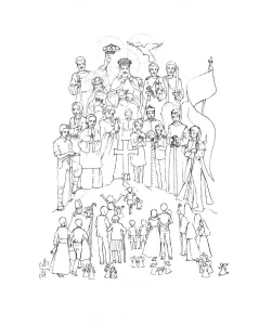 coloriage Toussaint pour enfant de 5 ans