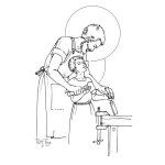 coloriage Toussaint à imprimer pdf gratuit
