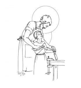 coloriage Toussaint à imprimer pdf gratuit