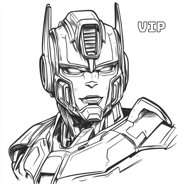 Tranh tô màu Transformers