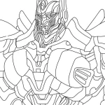 coloriage Transformers pour enfant de 8 ans