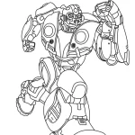 coloriage Transformers pour enfant de 6 ans
