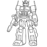 coloriage Transformers pour enfants