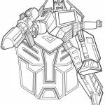 coloriage Transformers pour enfants a imprimer