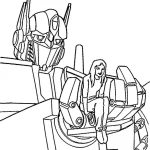 coloriage Transformers et apprentissage