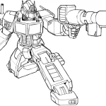 coloriage Transformers à imprimer a4