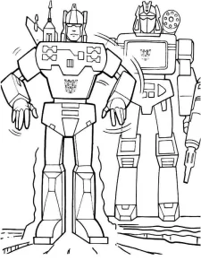 coloriage Transformers en ligne pour enfant