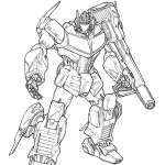 coloriage Transformers a dessiner et imprimer