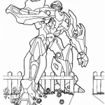 coloriage Transformers pour enfant de 3 ans
