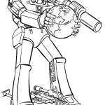 imprimer coloriage Transformers gratuit