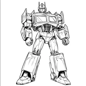 coloriage Transformers pour enfants a imprimer gratuit