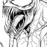coloriage Venom d