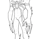 coloriage Venom pour enfant gratuit