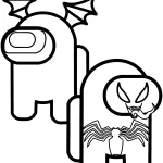 coloriage Venom pour enfant de 10 ans