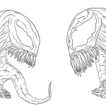 coloriage Venom gratuit en ligne