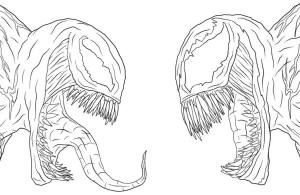 coloriage Venom gratuit en ligne