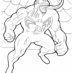 coloriage Venom a imprimer gratuitement