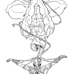 coloriage Venom pour enfant