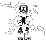 coloriage Venom a imprimer gratuit