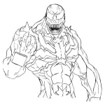 coloriage Venom à imprimer gratuitement