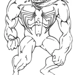 imprimer coloriage Venom