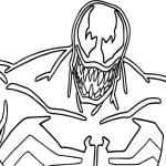coloriage Venom et dessin a imprimer