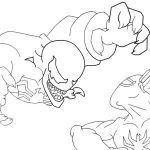 a imprimer coloriage Venom gratuit