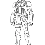 coloriage Venom à imprimer gratuitement