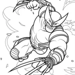 coloriage Wolverine à imprimer pour enfant de 12 ans