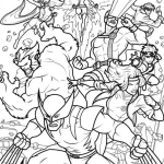 coloriage Wolverine a imprimer