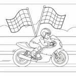 coloriage moto updated à imprimer pour enfant de 3 ans