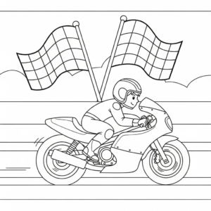 coloriage moto updated à imprimer pour enfant de 3 ans