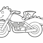 coloriage moto updated à imprimer pour enfant de 3 ans