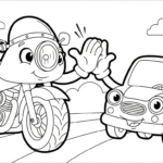 coloriage moto updated a dessiner en ligne