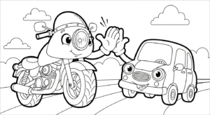 coloriage moto updated a dessiner en ligne