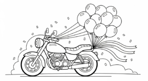 coloriage moto updated pour enfant de 5 ans
