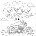 coloriage moto updated gratuit